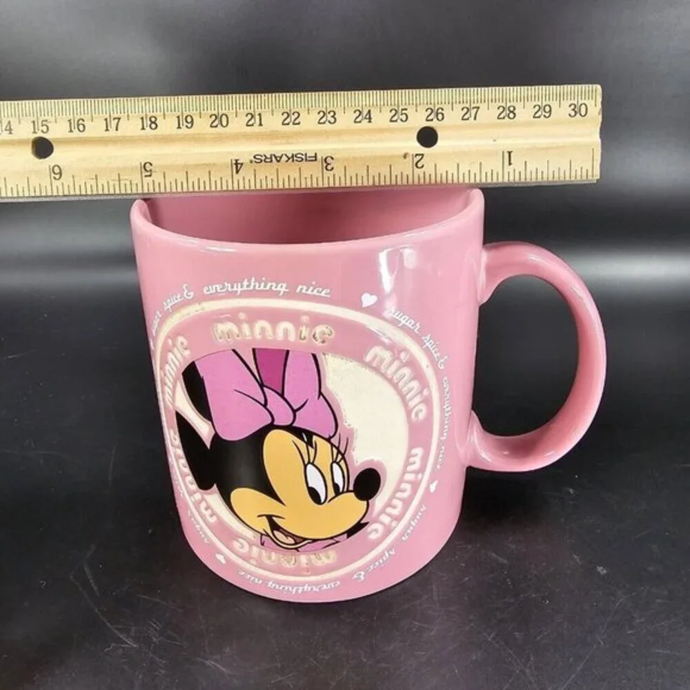 Disney Parks Minnie Mouse Sugar Spice and Everthing Nice‎ Oversized Mug Cup VTG